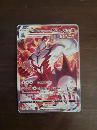 Carta Pokémon Urshifu Golpe Brusco VMAX