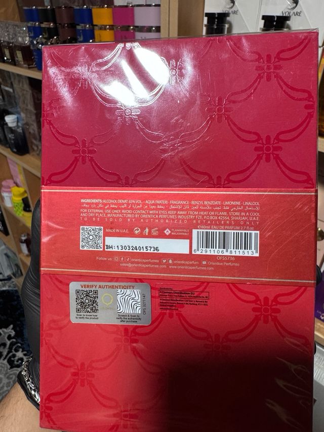 Orientica Amber Rouge Eau de Parfum 80ml