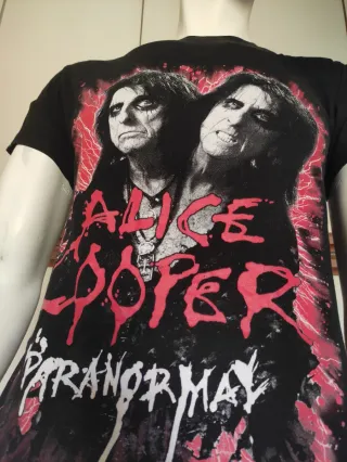 Alice Cooper T Shirt Vintage 00s Tour 2017 Glam 