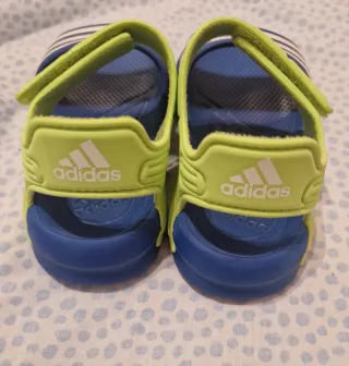 Chanclas Adidas Niño Azul y Verde