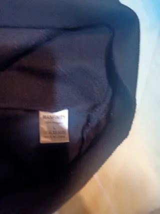 Felpa nera con zip