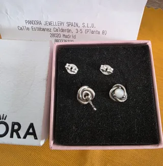 Pendientes Pandora Plata Ley