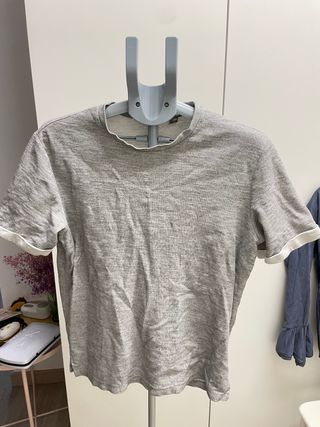 Camiseta Mango gris hombre