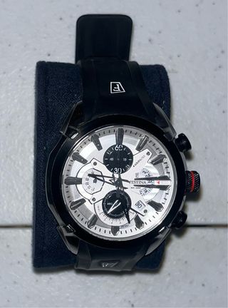 Reloj Festina Cronógrafo Plata y Negro