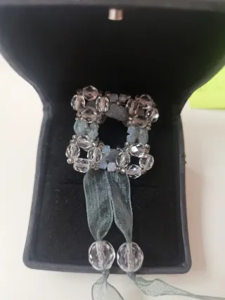 Spilla handmade perle vetro