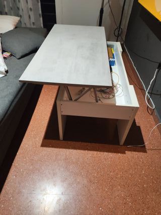 Mesa centro elevable 45 cm