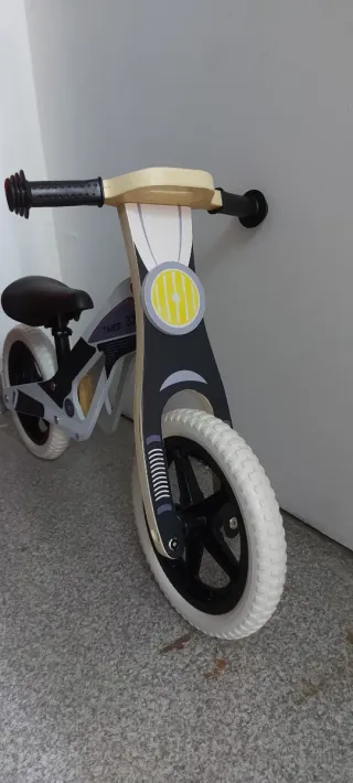 Bici de madera para niños +2 años