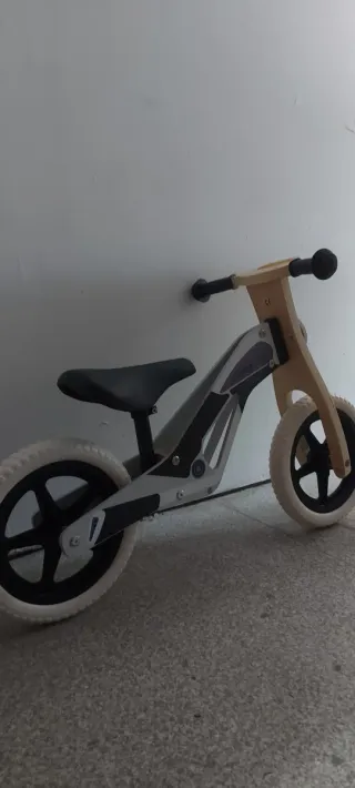 Bici de madera para niños +2 años