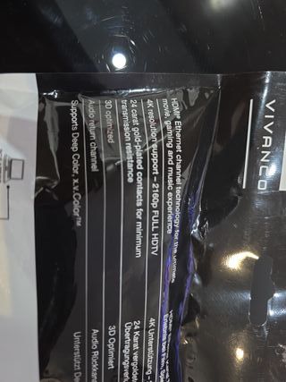 Cable HDMI Vivanco Alta Velocidad 5m