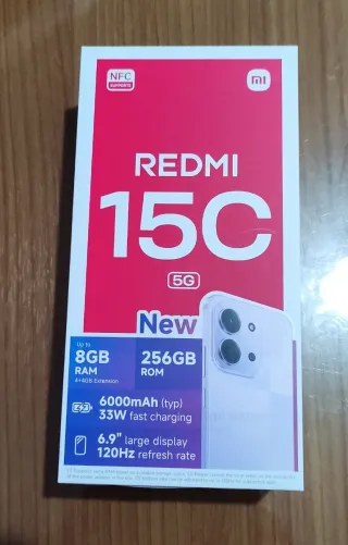 Xiaomi Redmi 15C 5G 256gb memoria