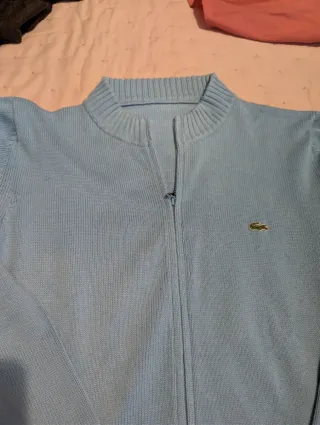 Suéter Lacoste Azul Talla XL Azul celeste