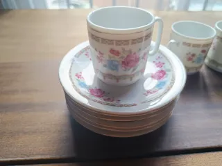 Juego de café de porcelana