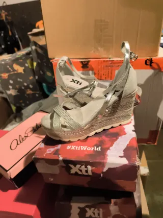 Sandalias Xti Plataforma Mujer Talla 39