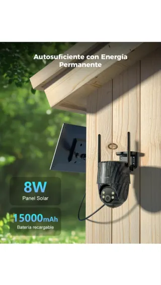 Cámara Solar Exterior Sin Wifi