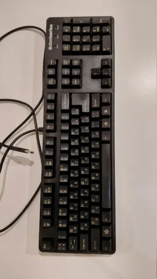 Teclado mecánico Steelseries 6Gv2 US/RU