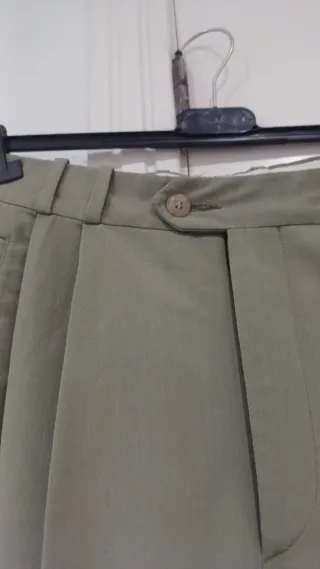 Pantalón pinza verde