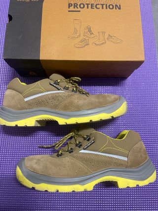 Zapatos de seguridad Delta Plus Marrón/Amarillo