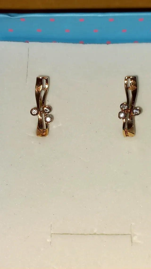 Pendientes vintage oro 18k