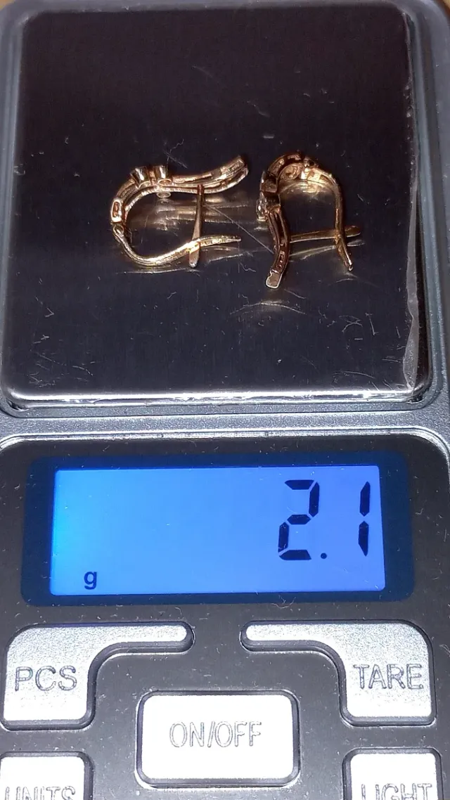 Pendientes vintage oro 18k