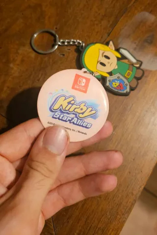 Llaveros Nintendo Kirby y Link