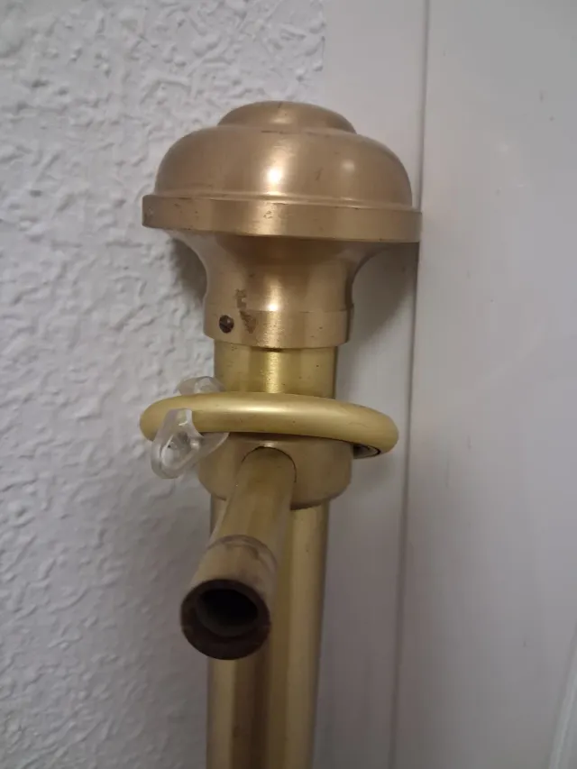 Barra Cortina Metal Bronceada 1'47cm