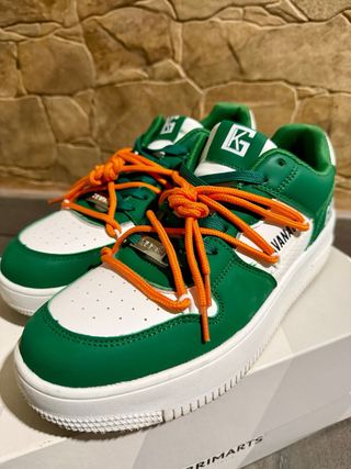 Zapatillas Gianni Kavanagh Verde y Blanco