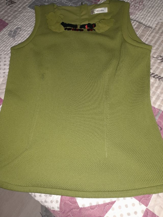 Corpiño sin manga Tintoretto verde