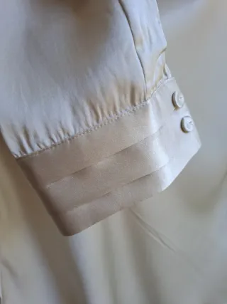 Blusa SOCIETA T-42 Seda Beige 