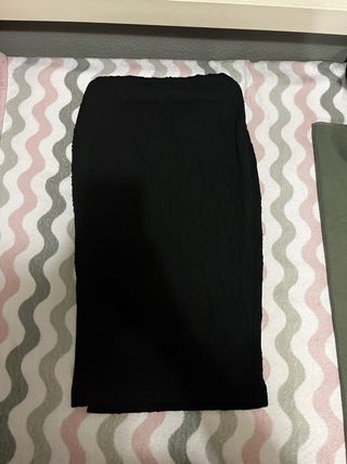 Conjunto falda y top negro