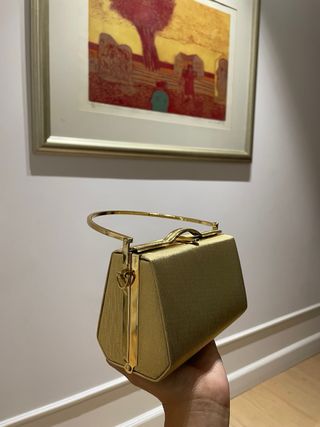 Bolso de fiesta dorado