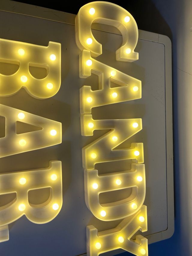 Letras Luminosas Decorativas