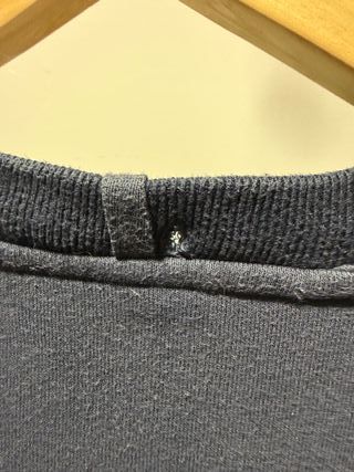 Adidas Sweatshirt Small Logo Navy Blue L Turkey