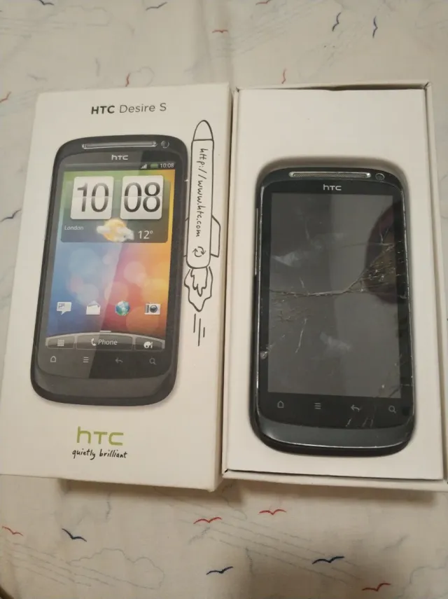 Teléfono Móvil HTC Desire S Negro