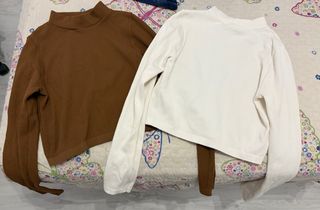 Conjunto 2 Camisetas Stradivarius Manga Larga