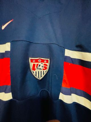 Camiseta Nike USA Fútbol Azul Roja