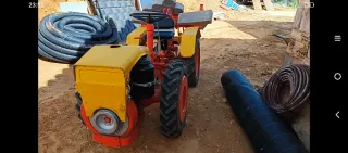 Tractor Pascuali con arado
