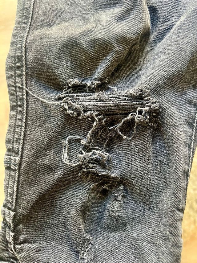 Pantalón H&M Gris Elástico