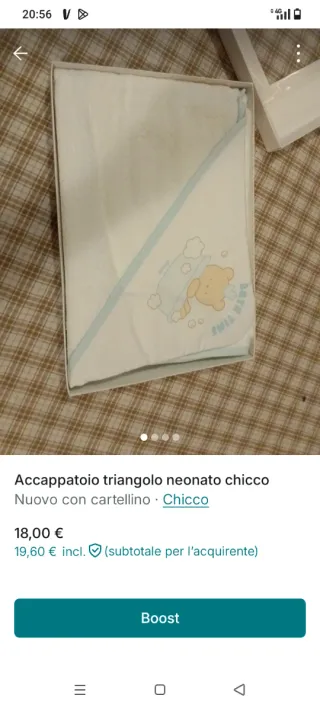Accappatoio neonato Chicco