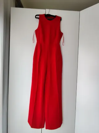 Adolfo Domínguez Abito Pantalone Rosso Taglia L