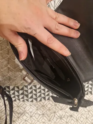 Bolso Biker Negro Tachuelas