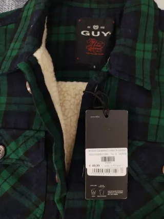 Giubbotto GUY Sherpa Uomo Blu/Verde