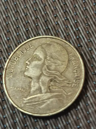 10 cent Franco francese 1973 monete