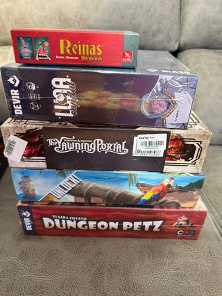 Lote 5 Juegos de Mesa Precintados (sin abrir)