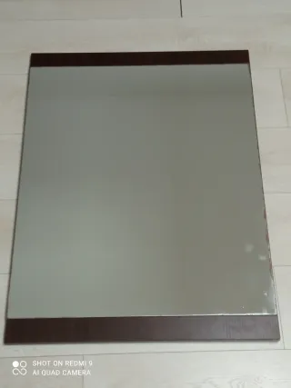 Columna baño wengue con espejo