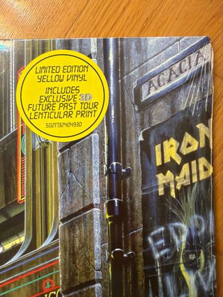 Iron Maiden - Somewhere in Time Vinilo Amarillo