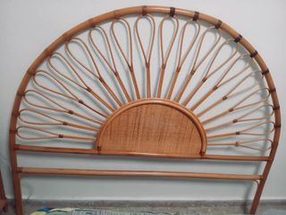 Cabezal de bambú y ratán