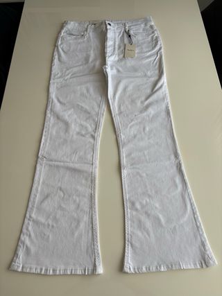 Pantalón vaquero Pepe Jeans blanco mujer