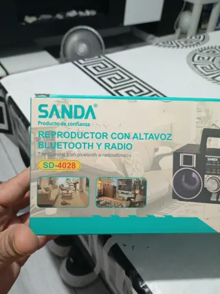 Radio SANDA SD-4028 Bluetooth y Radio