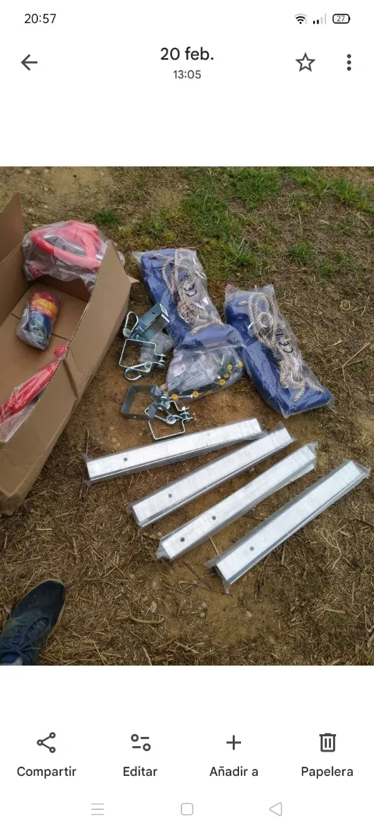 Parque infantil madera Wickey nuevo está en Huesca