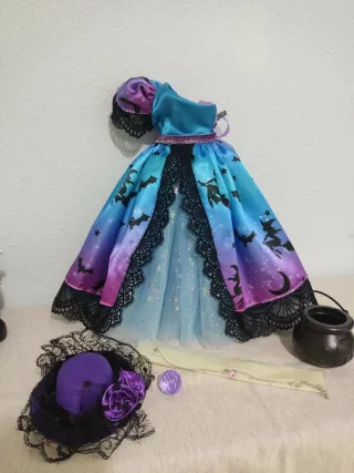Vestido+ Acc, Nuevo, Modelo Halloween para Nancys